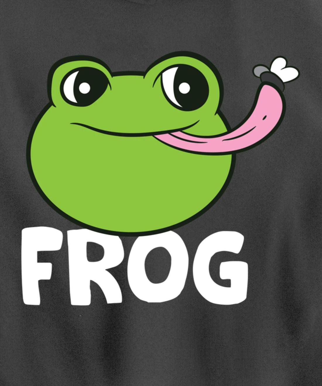 Frog Eating Flies Love Toads Funny Frog Lover Gifts Pullover Hoodie