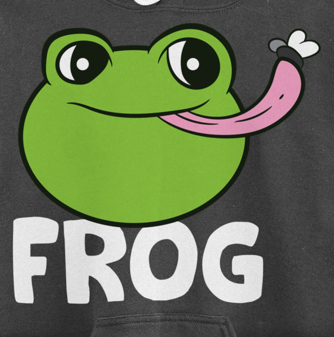 Frog Eating Flies Love Toads Funny Frog Lover Gifts Pullover Hoodie