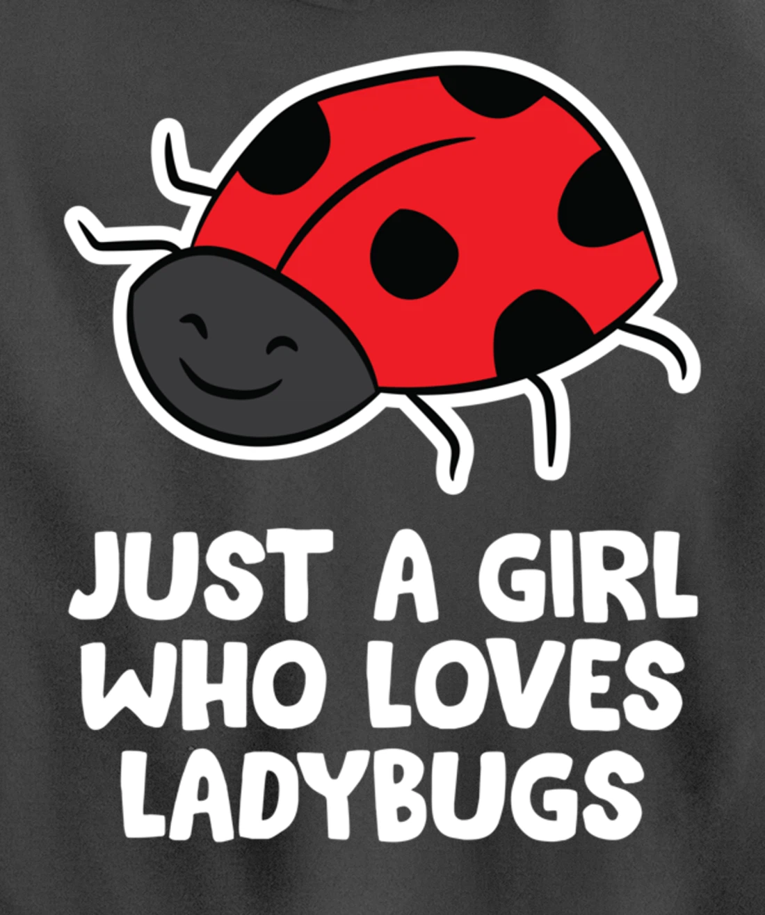 Just a Girl Who Loves Ladybugs Women Love Ladybugs Pullover Hoodie