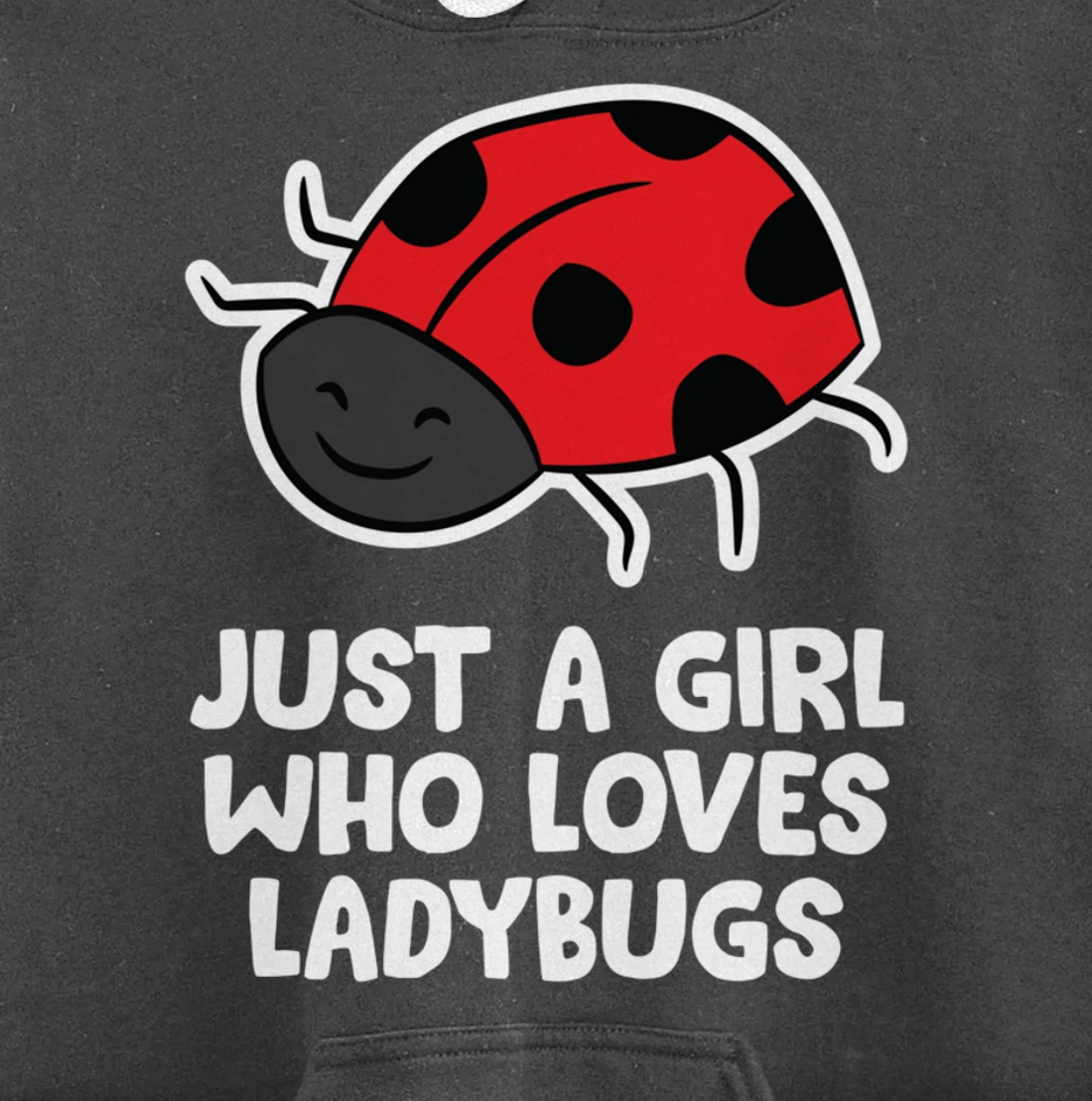 Just a Girl Who Loves Ladybugs Women Love Ladybugs Pullover Hoodie