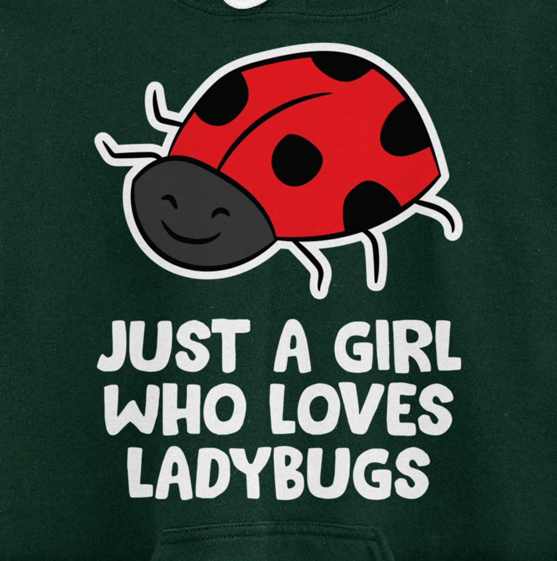 Just a Girl Who Loves Ladybugs Women Love Ladybugs Pullover Hoodie