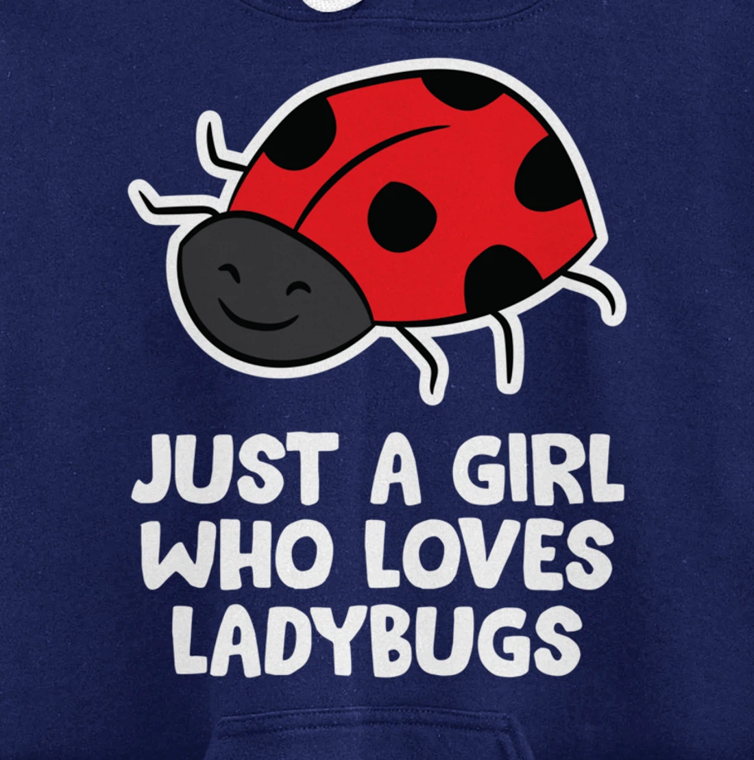 Just a Girl Who Loves Ladybugs Women Love Ladybugs Pullover Hoodie