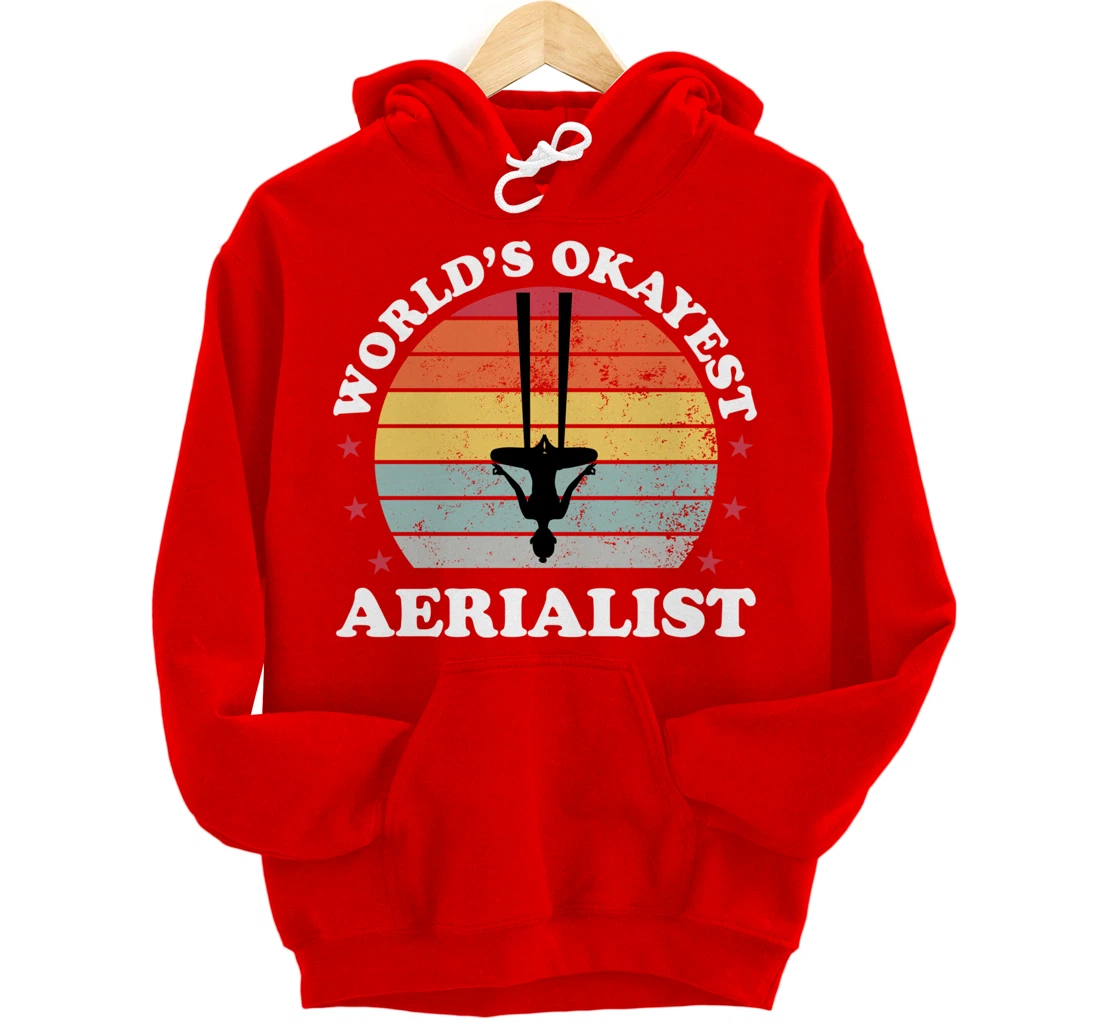 Aerialist Aerial Silks Dancer Air Yoga Acrobatics Women Gift Pullover Hoodie
