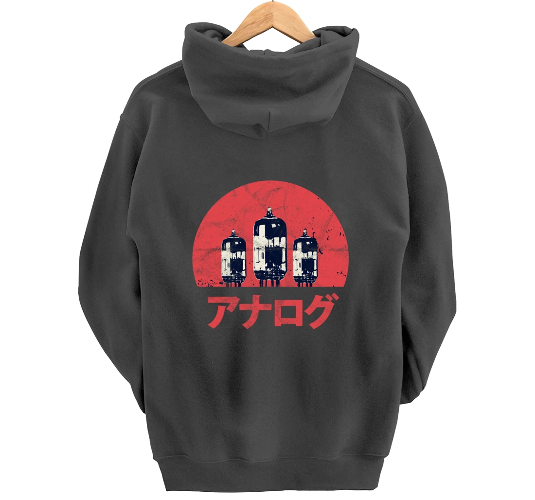 Vacuum Tube Amp Audiophile Analog Synth Producer Vintage Pullover Hoodie