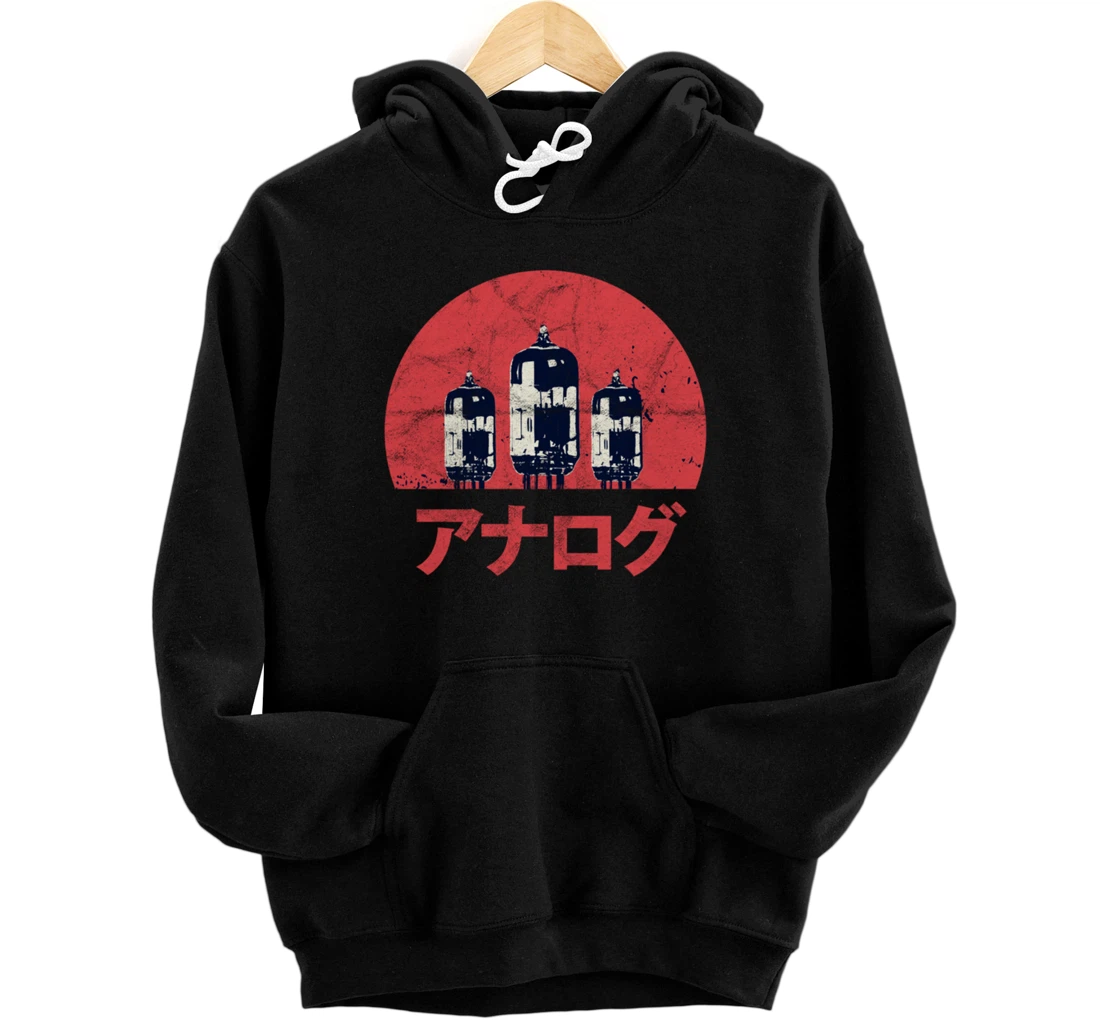 Vacuum Tube Amp Audiophile Analog Synth Producer Vintage Pullover Hoodie