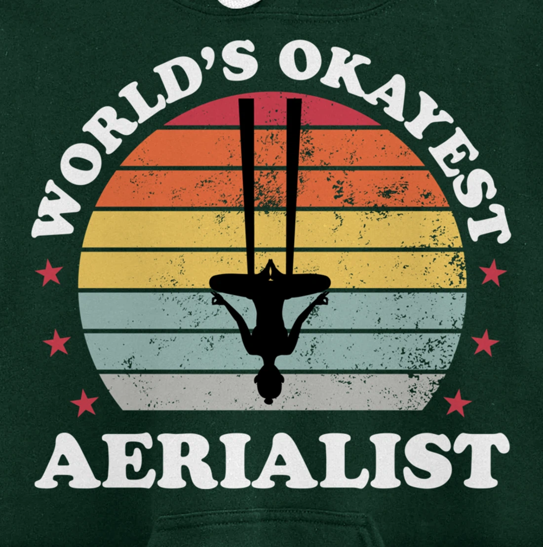 Aerialist Aerial Silks Dancer Air Yoga Acrobatics Women Gift Pullover Hoodie