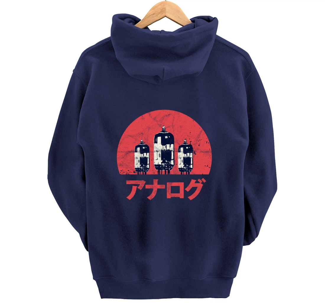 Vacuum Tube Amp Audiophile Analog Synth Producer Vintage Pullover Hoodie