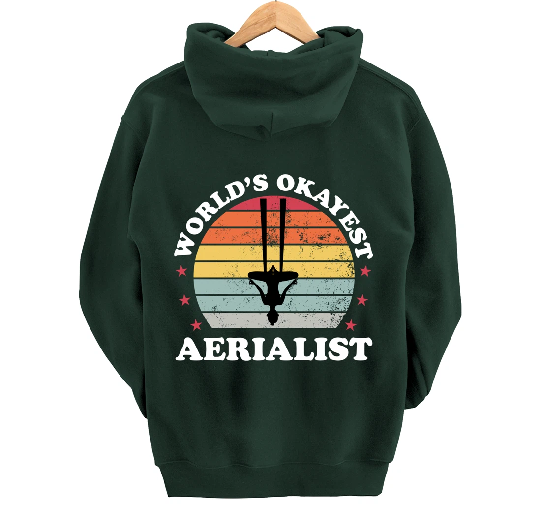 Aerialist Aerial Silks Dancer Air Yoga Acrobatics Women Gift Pullover Hoodie