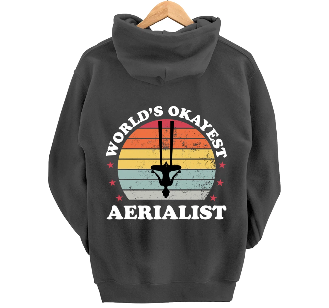 Aerialist Aerial Silks Dancer Air Yoga Acrobatics Women Gift Pullover Hoodie