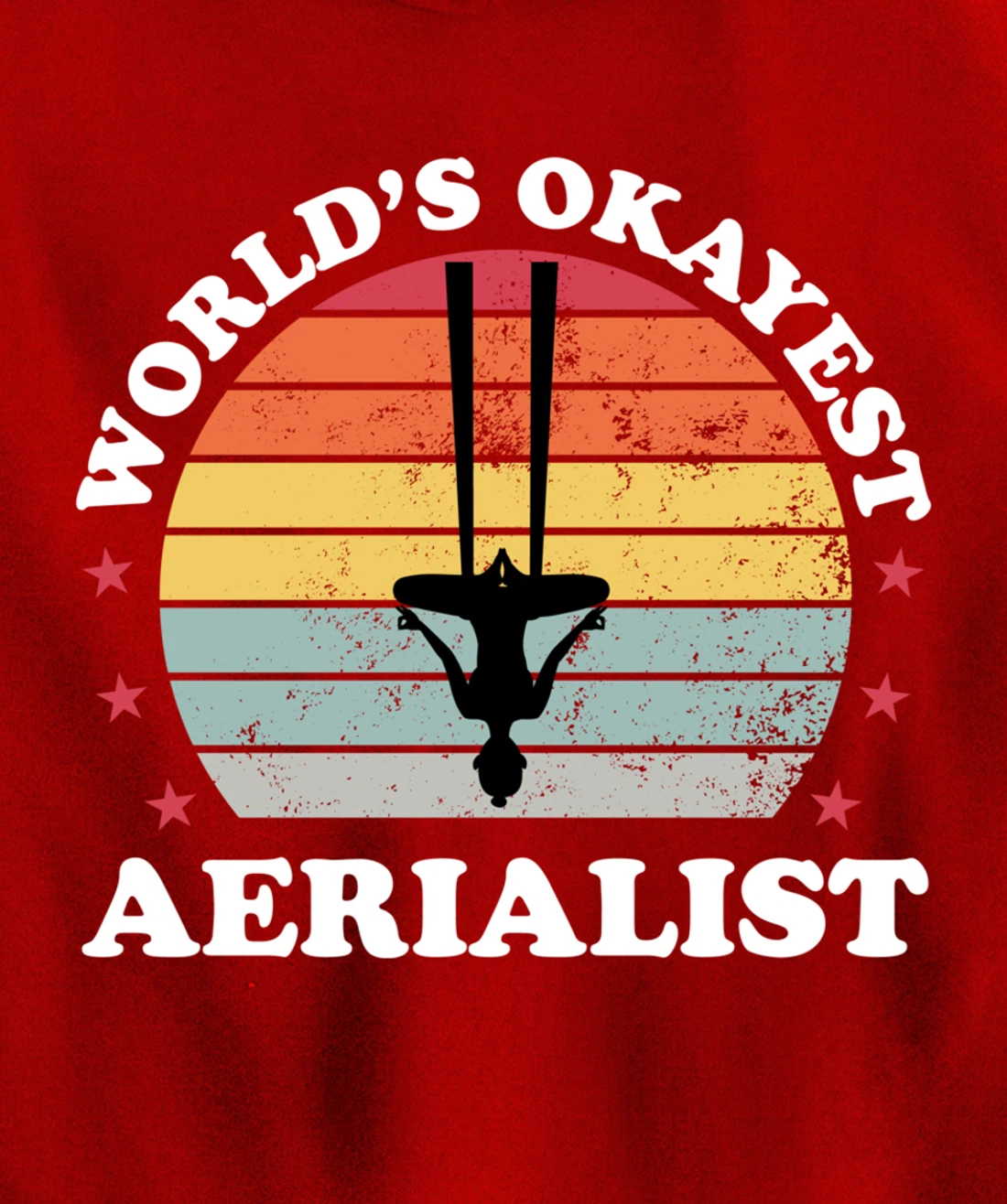 Aerialist Aerial Silks Dancer Air Yoga Acrobatics Women Gift Pullover Hoodie