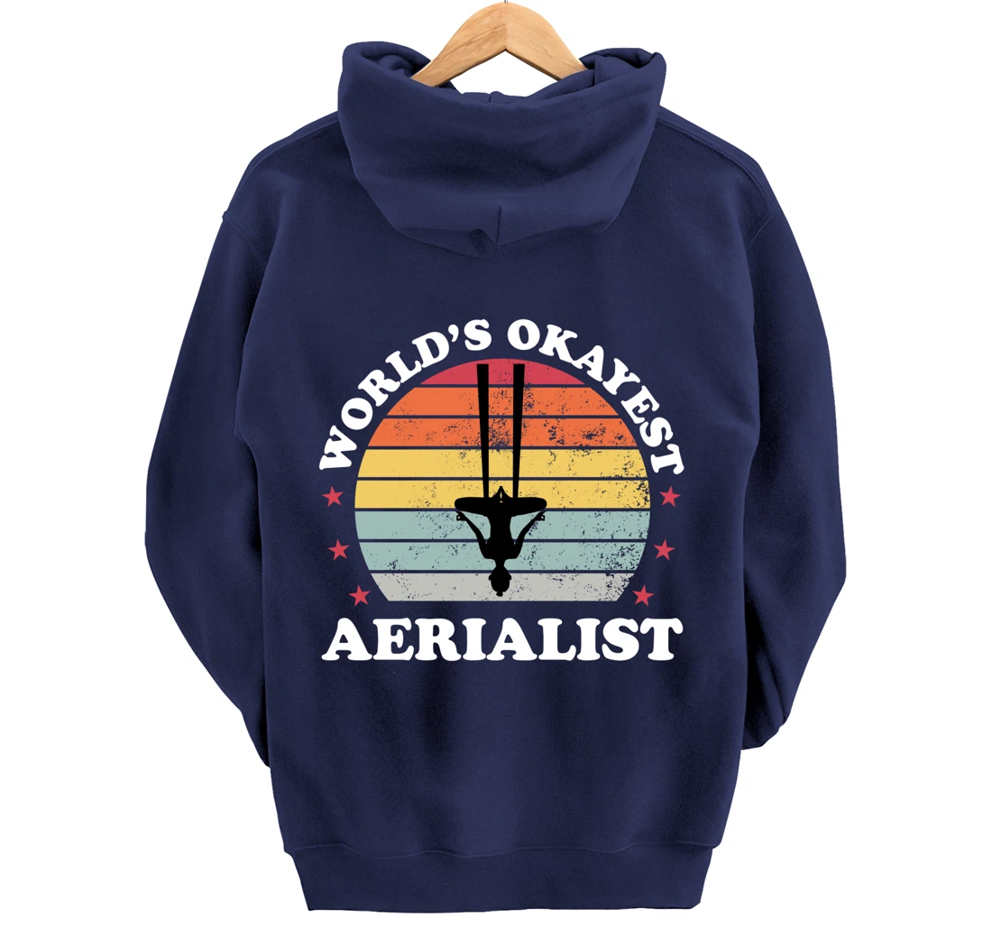 Aerialist Aerial Silks Dancer Air Yoga Acrobatics Women Gift Pullover Hoodie