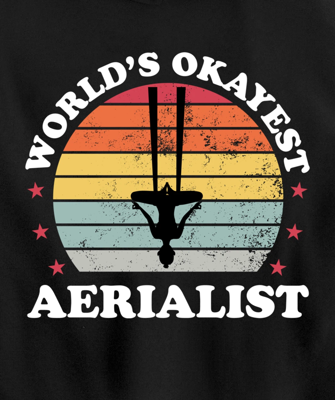 Aerialist Aerial Silks Dancer Air Yoga Acrobatics Women Gift Pullover Hoodie