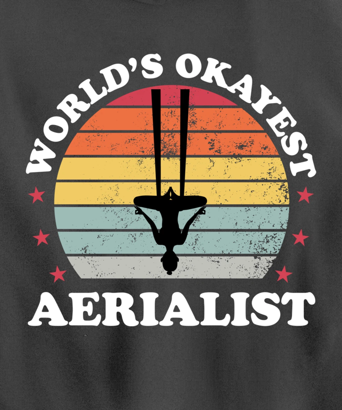 Aerialist Aerial Silks Dancer Air Yoga Acrobatics Women Gift Pullover Hoodie