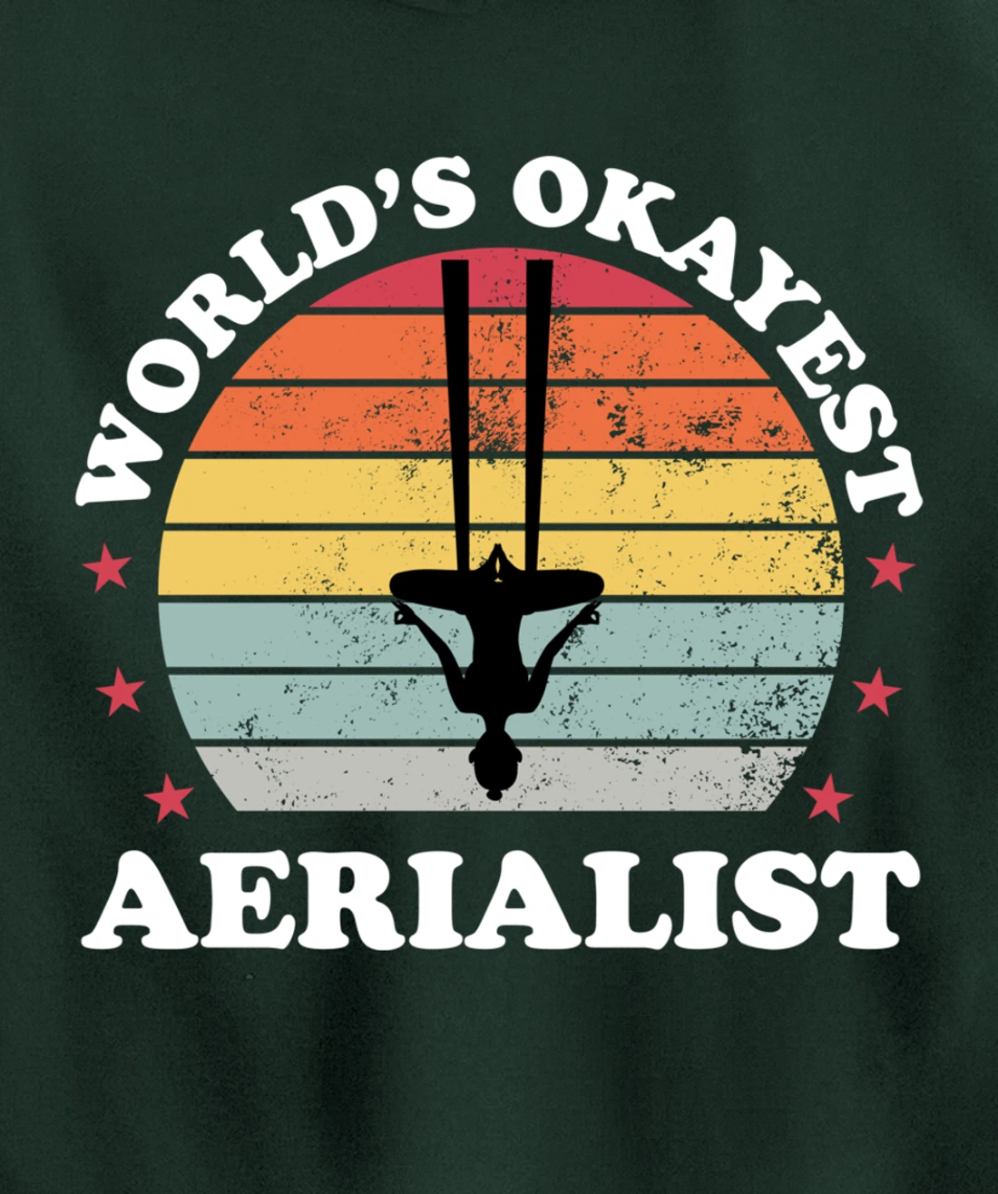 Aerialist Aerial Silks Dancer Air Yoga Acrobatics Women Gift Pullover Hoodie