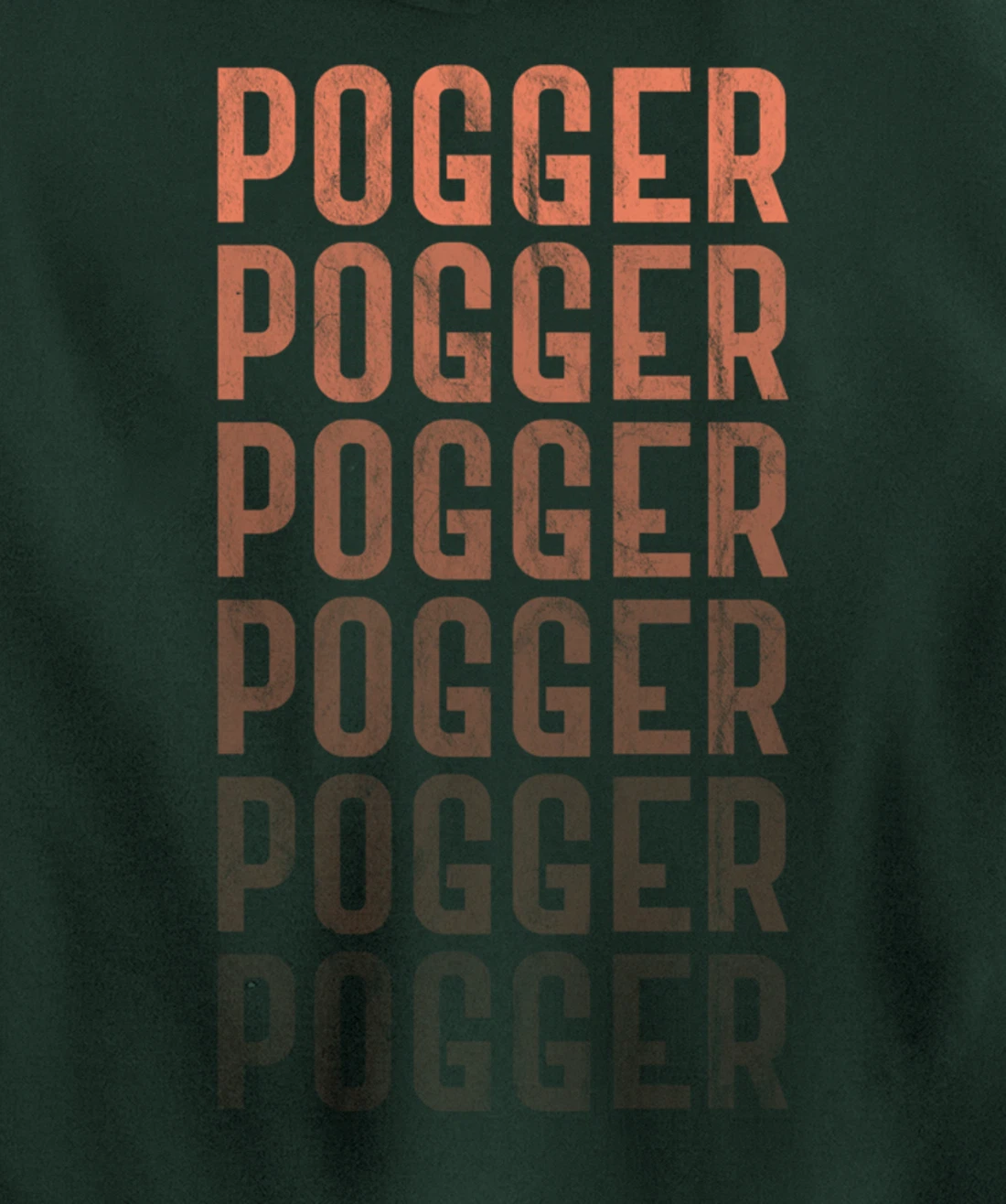 Pogger Pogger Pogger Meme Funny Stream Retro Graphic Pullover Hoodie