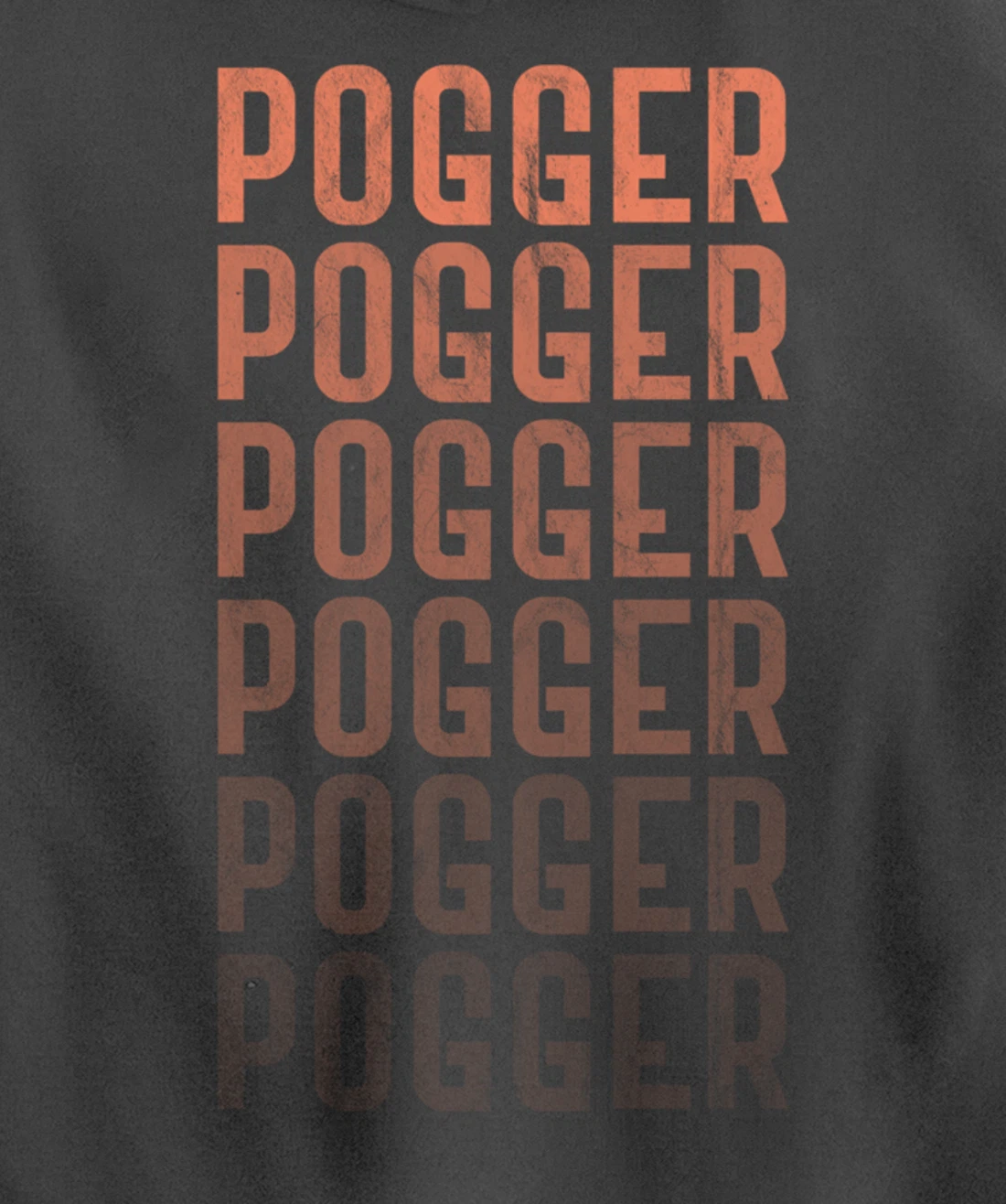 Pogger Pogger Pogger Meme Funny Stream Retro Graphic Pullover Hoodie