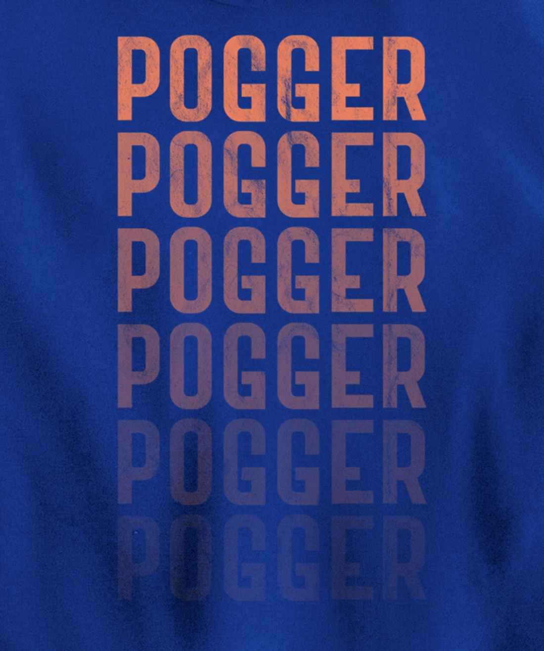 Pogger Pogger Pogger Meme Funny Stream Retro Graphic Pullover Hoodie