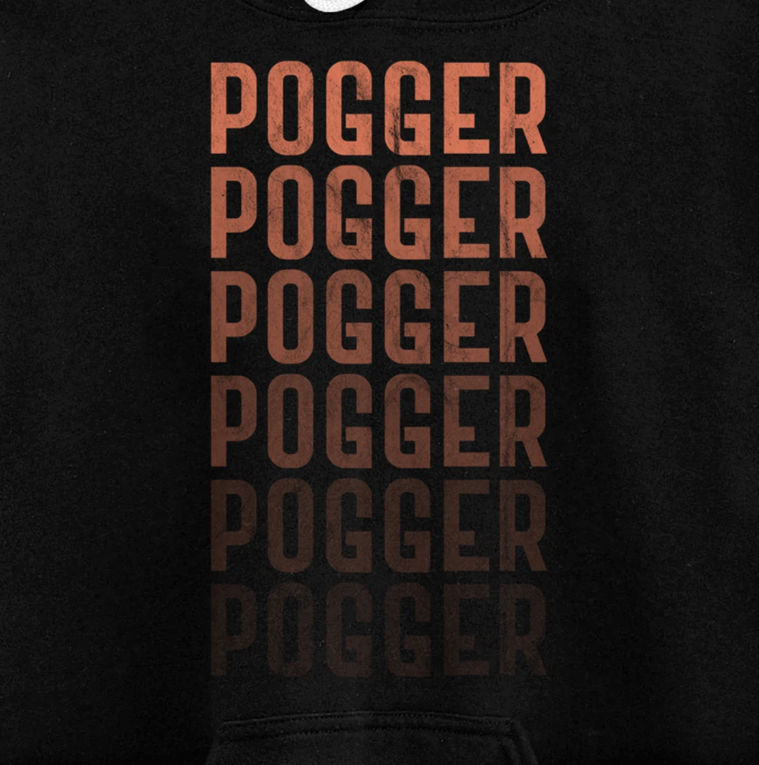 Pogger Pogger Pogger Meme Funny Stream Retro Graphic Pullover Hoodie