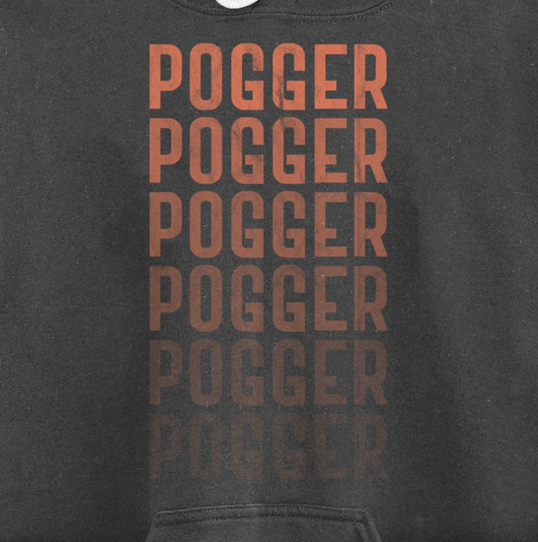 Pogger Pogger Pogger Meme Funny Stream Retro Graphic Pullover Hoodie