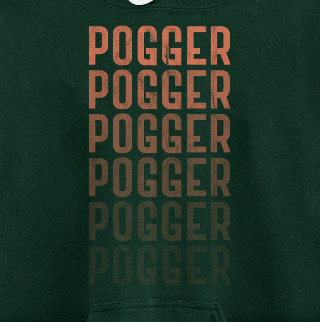 Pogger Pogger Pogger Meme Funny Stream Retro Graphic Pullover Hoodie