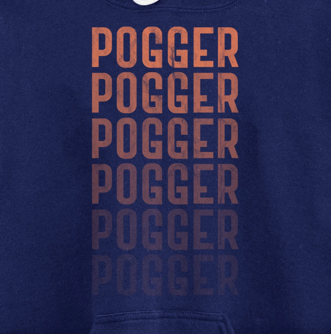 Pogger Pogger Pogger Meme Funny Stream Retro Graphic Pullover Hoodie