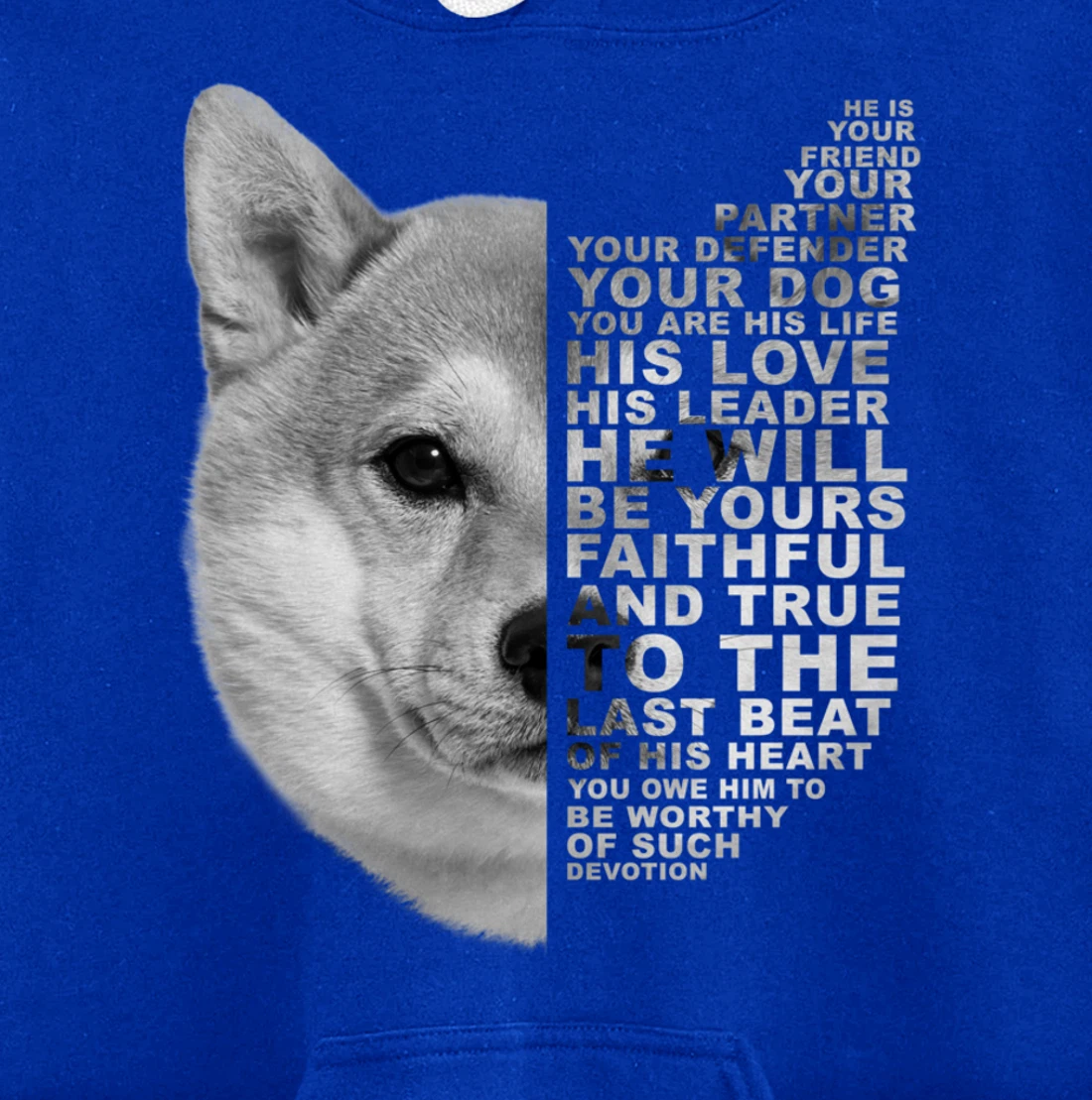 He Is Your Friend Your Partner Your Dog Shiba Inu Fox Dogs Pullover Hoodie