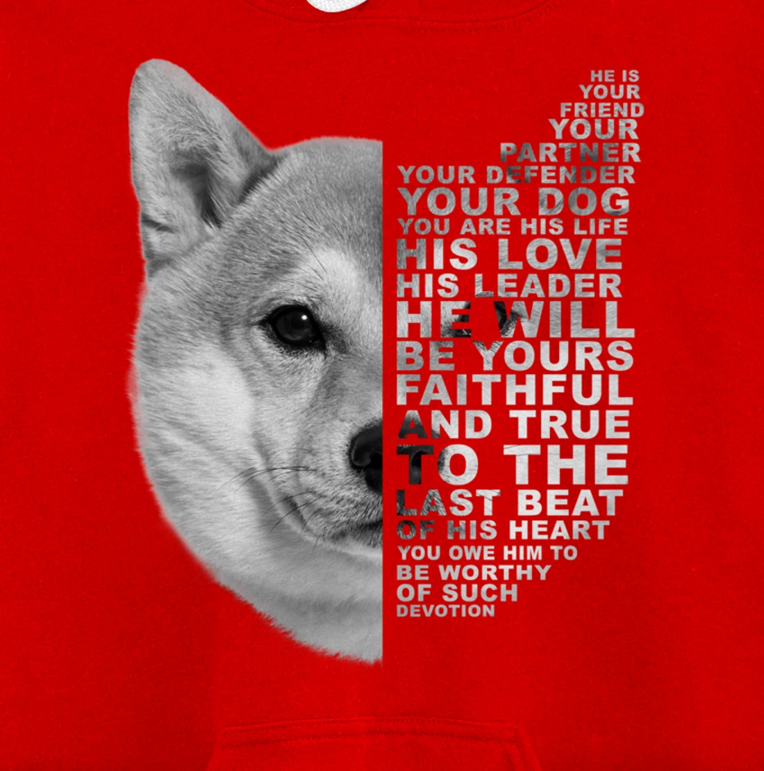 He Is Your Friend Your Partner Your Dog Shiba Inu Fox Dogs Pullover Hoodie