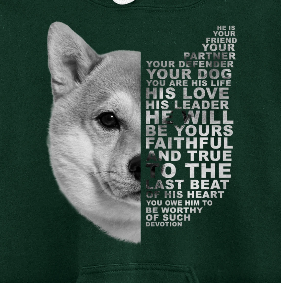 He Is Your Friend Your Partner Your Dog Shiba Inu Fox Dogs Pullover Hoodie