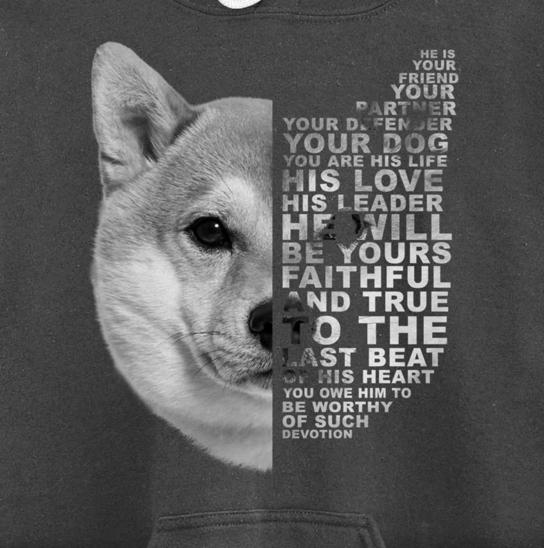 He Is Your Friend Your Partner Your Dog Shiba Inu Fox Dogs Pullover Hoodie