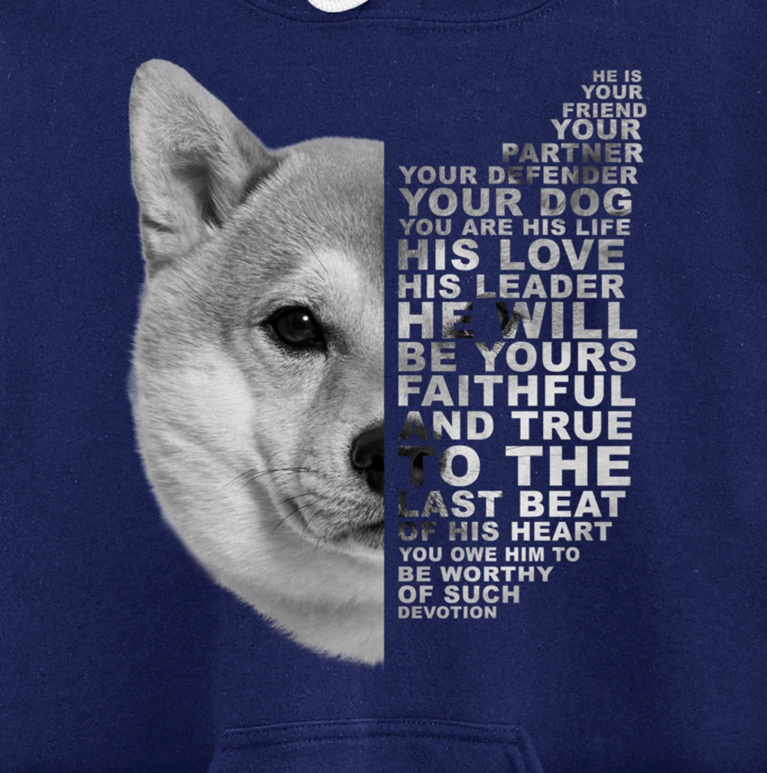 He Is Your Friend Your Partner Your Dog Shiba Inu Fox Dogs Pullover Hoodie