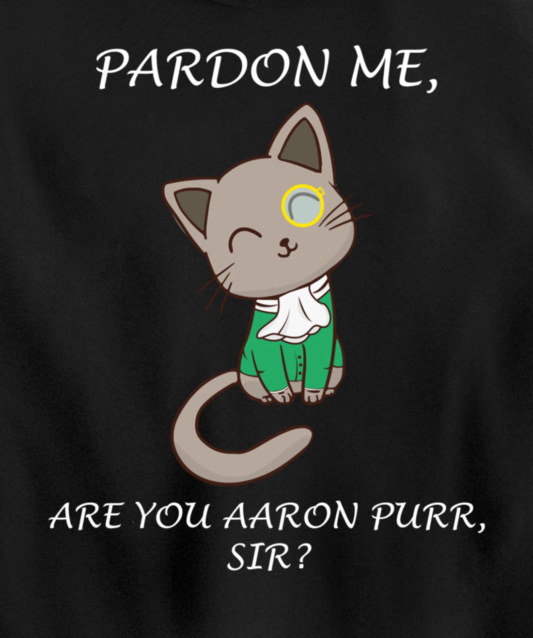 The Hamilton Cat Hamilcat Gift Pullover Hoodie