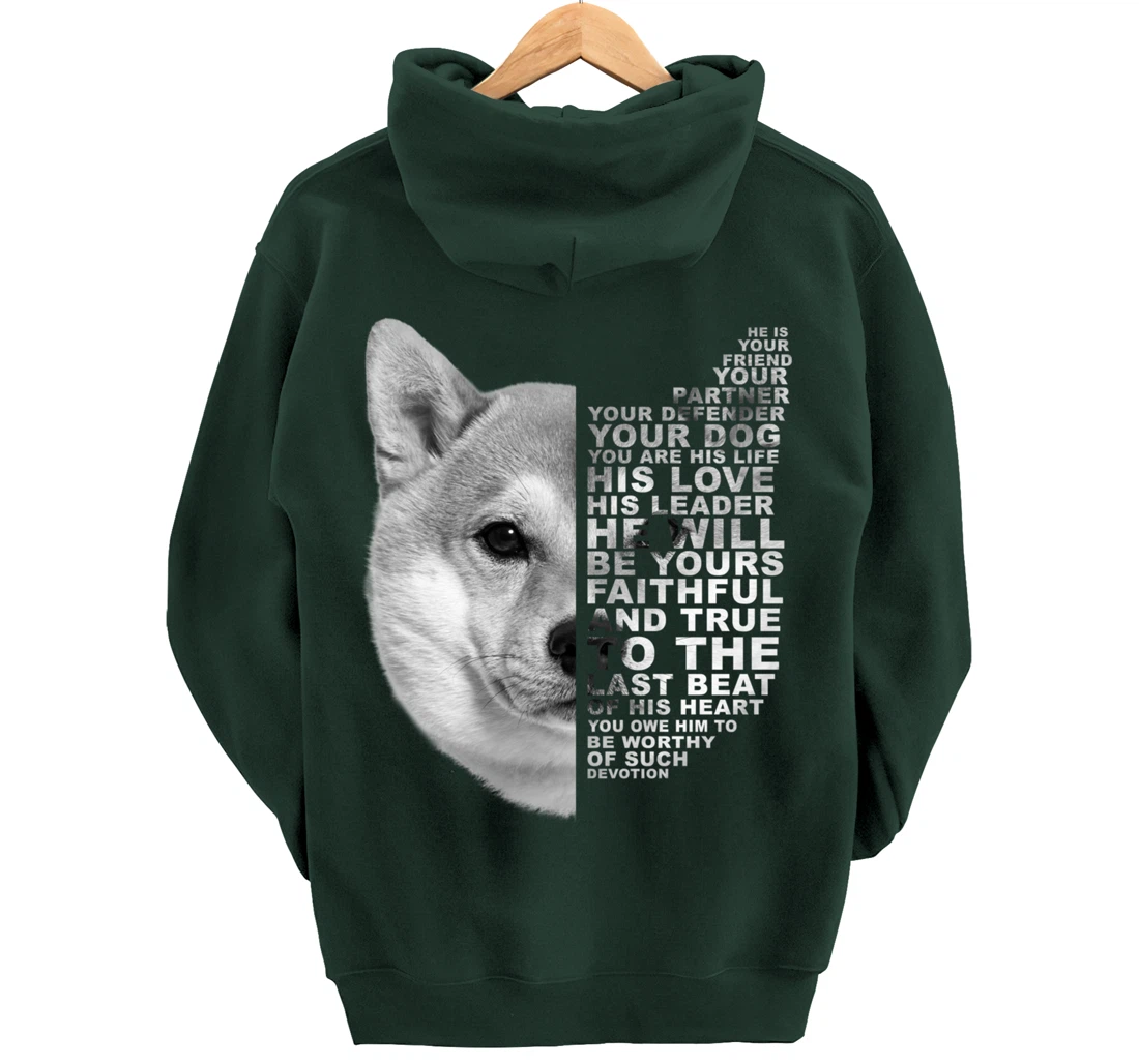 He Is Your Friend Your Partner Your Dog Shiba Inu Fox Dogs Pullover Hoodie