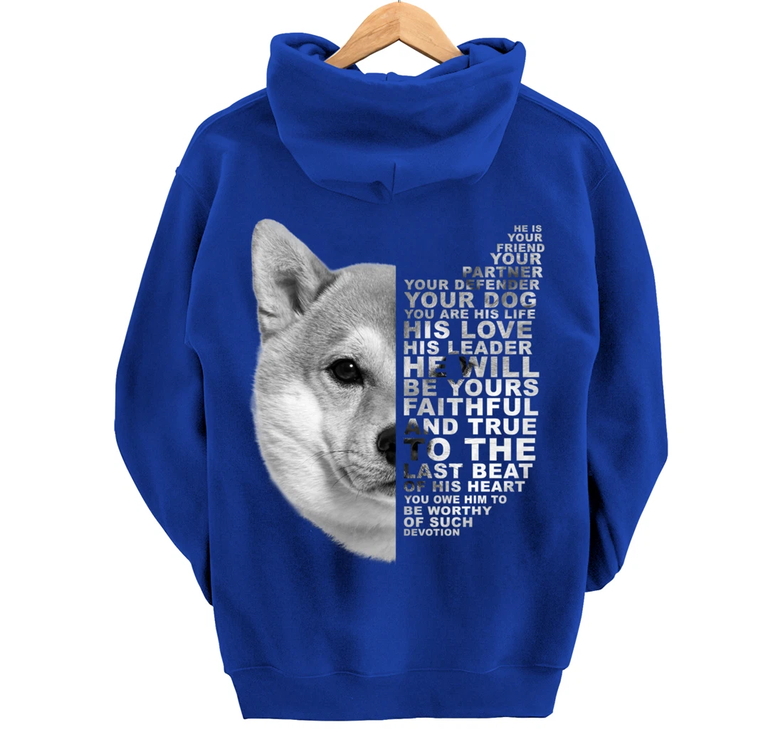 He Is Your Friend Your Partner Your Dog Shiba Inu Fox Dogs Pullover Hoodie
