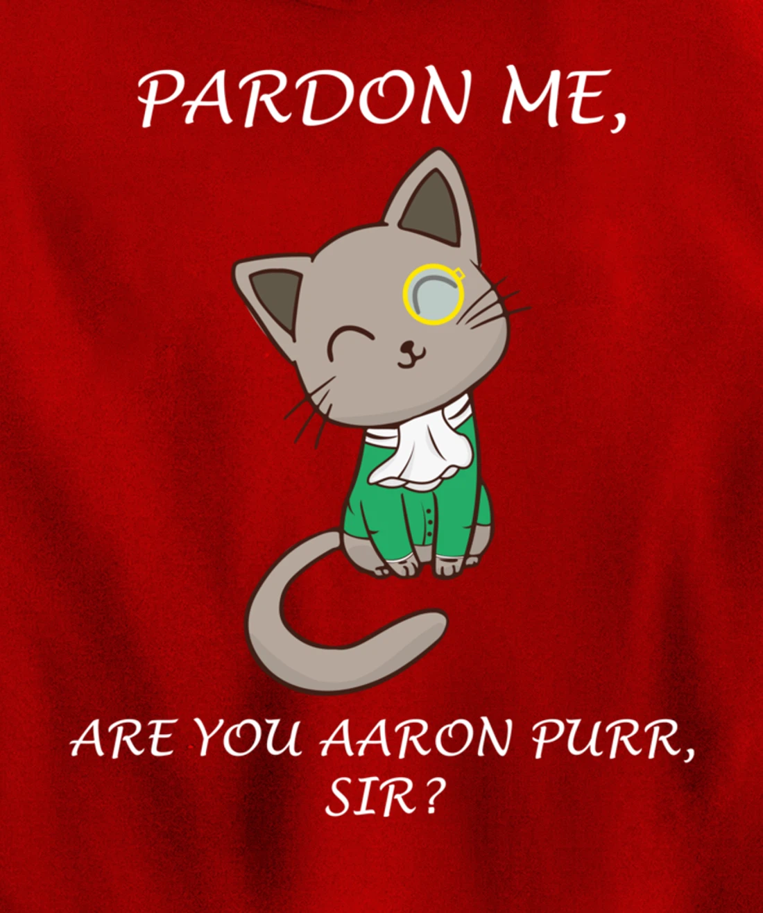 The Hamilton Cat Hamilcat Gift Pullover Hoodie