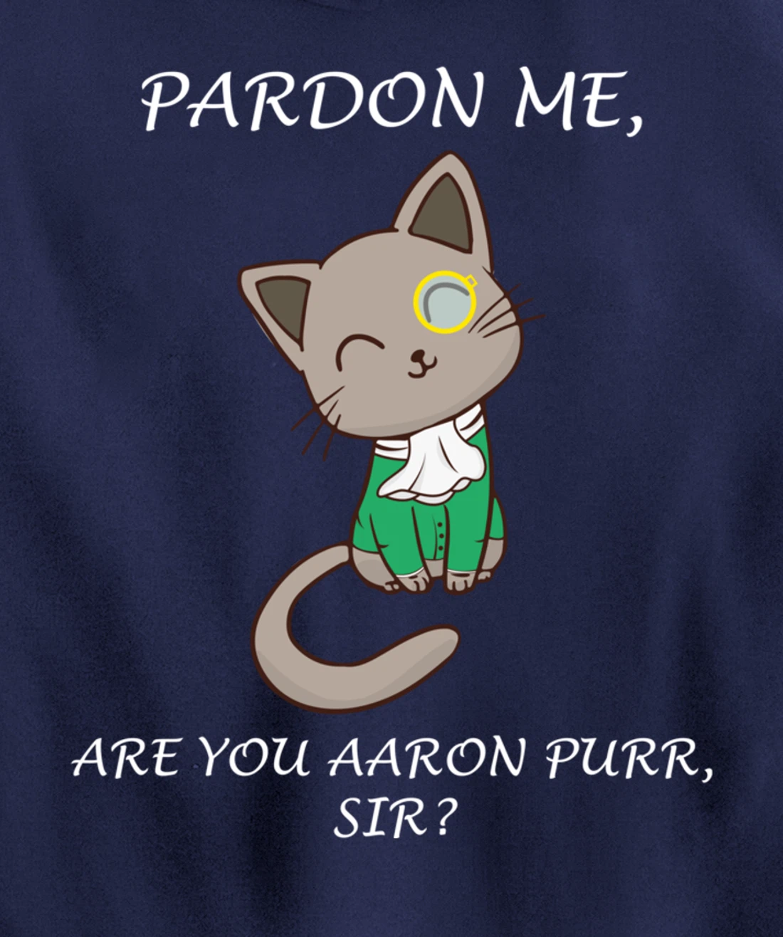 The Hamilton Cat Hamilcat Gift Pullover Hoodie