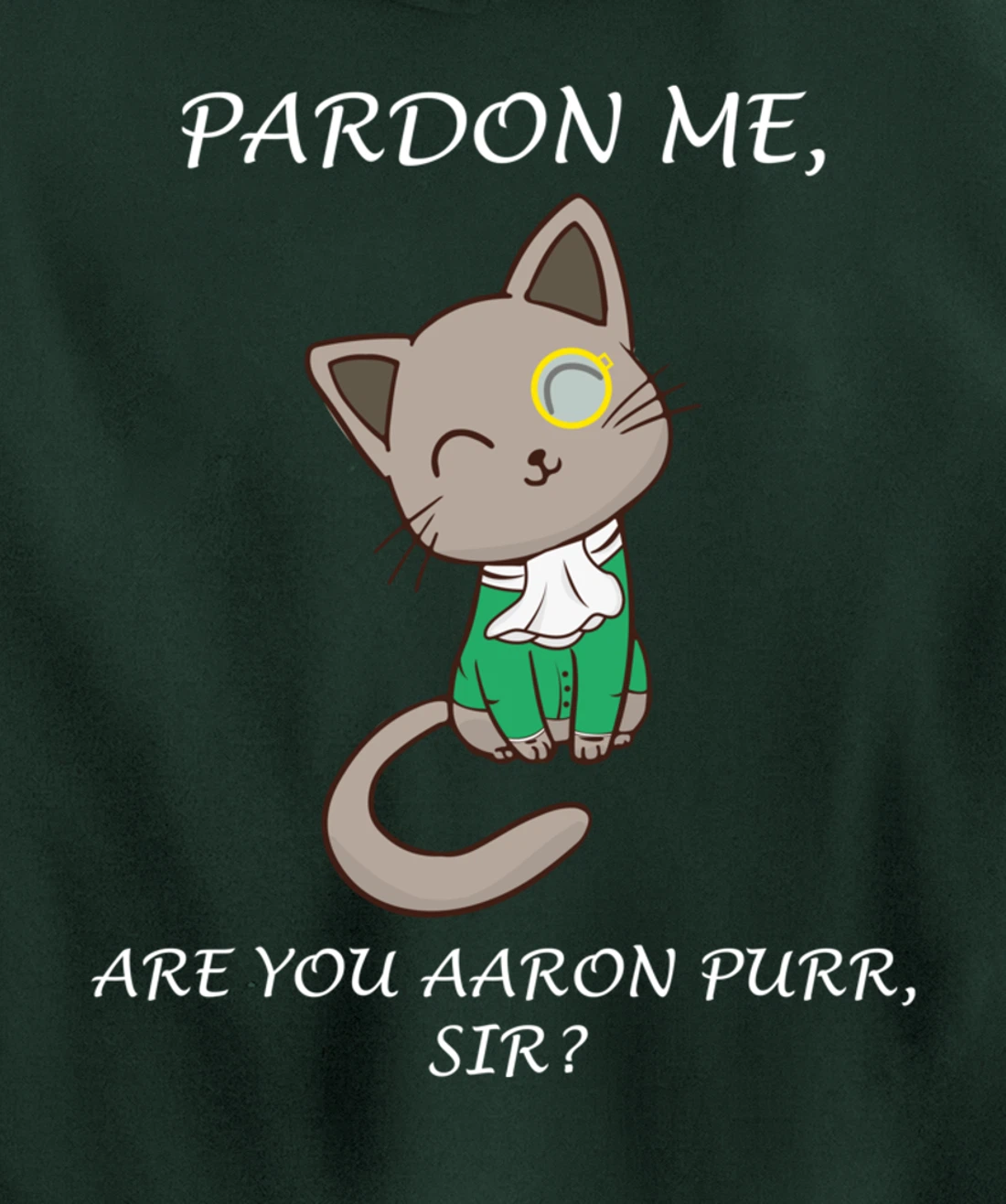 The Hamilton Cat Hamilcat Gift Pullover Hoodie