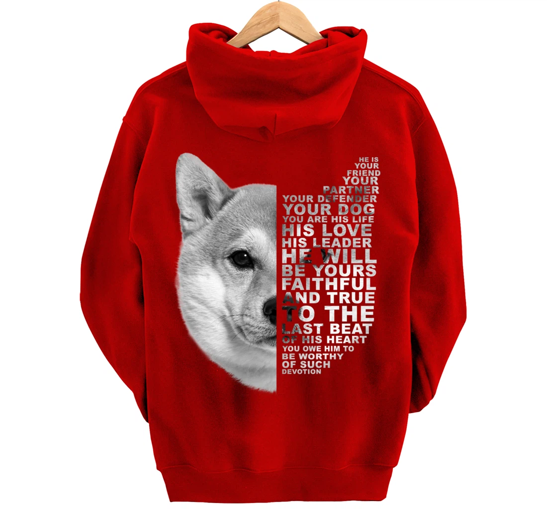 He Is Your Friend Your Partner Your Dog Shiba Inu Fox Dogs Pullover Hoodie