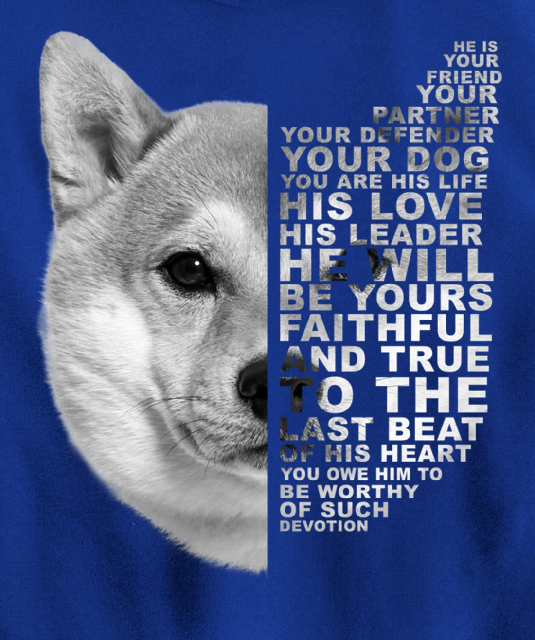 He Is Your Friend Your Partner Your Dog Shiba Inu Fox Dogs Pullover Hoodie