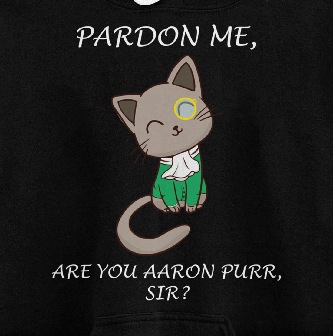 The Hamilton Cat Hamilcat Gift Pullover Hoodie