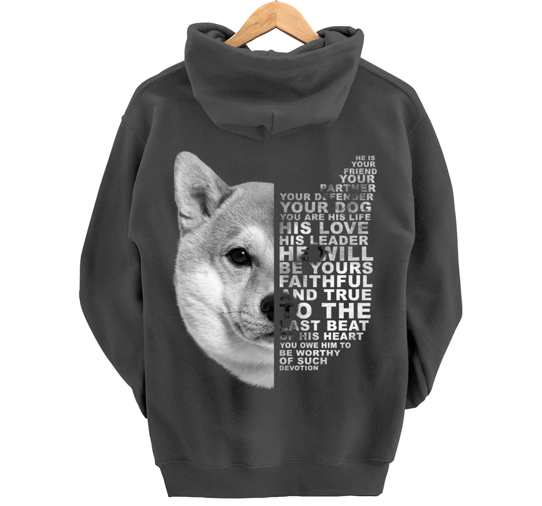 He Is Your Friend Your Partner Your Dog Shiba Inu Fox Dogs Pullover Hoodie