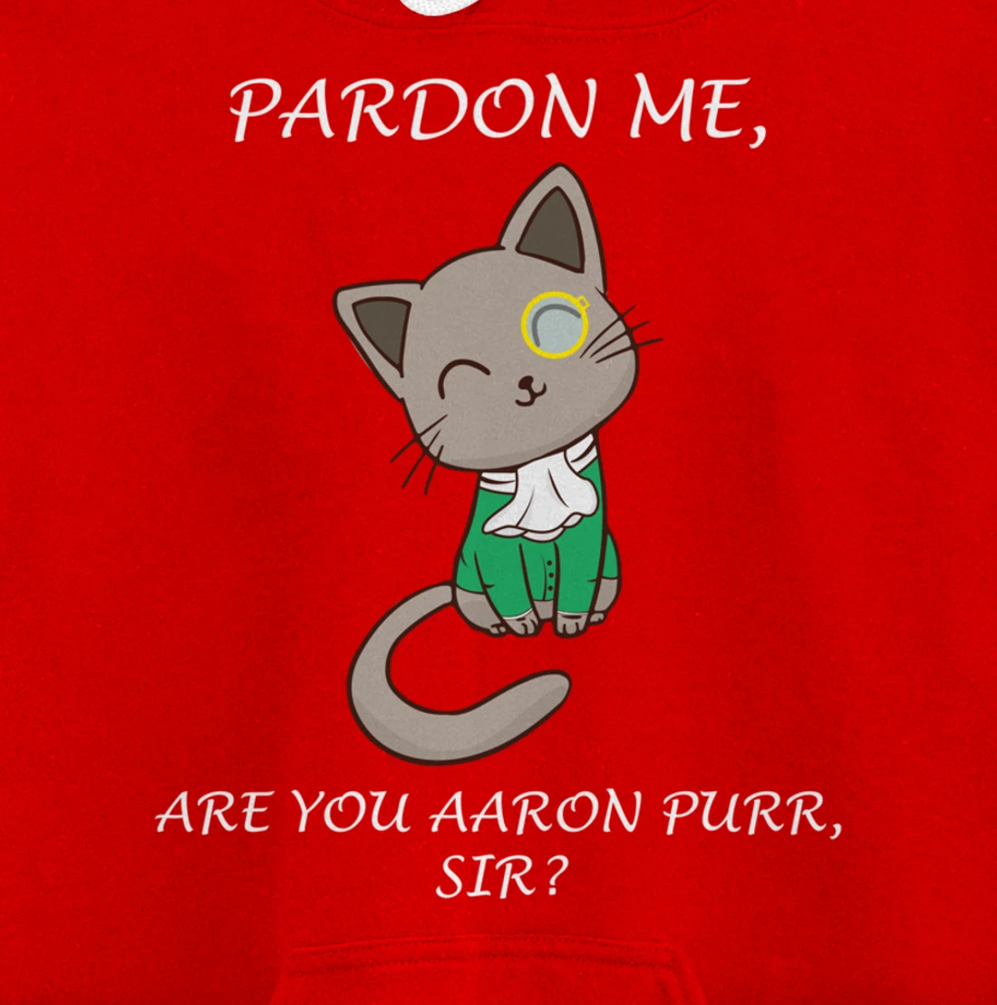 The Hamilton Cat Hamilcat Gift Pullover Hoodie