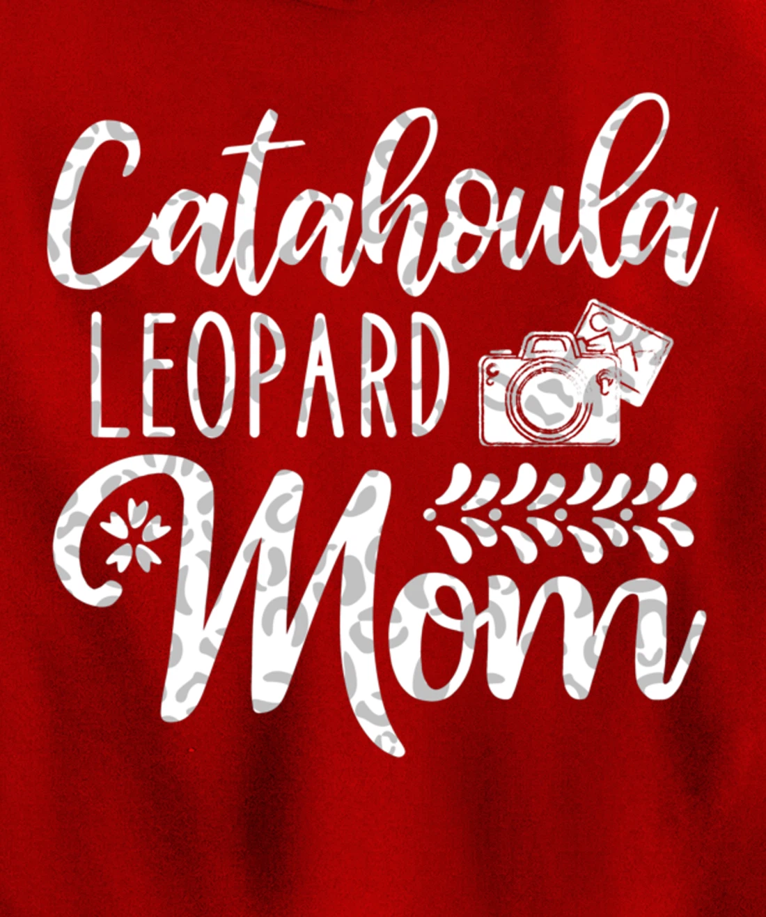 Catahoula Leopard Dog Mom Cute Paw Pet Owner Dog Lovers Pullover Hoodie