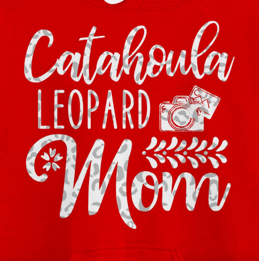 Catahoula Leopard Dog Mom Cute Paw Pet Owner Dog Lovers Pullover Hoodie