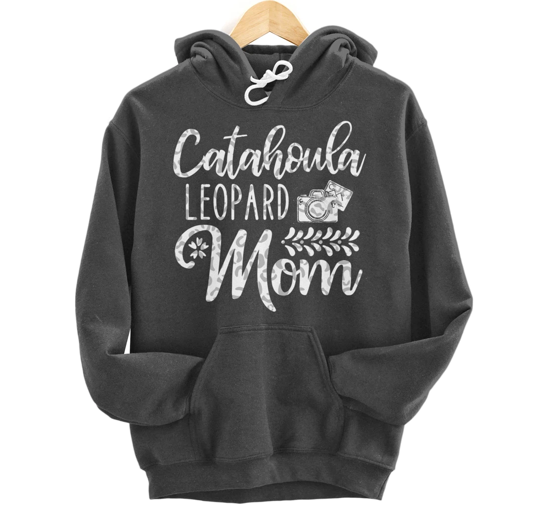 Catahoula Leopard Dog Mom Cute Paw Pet Owner Dog Lovers Pullover Hoodie