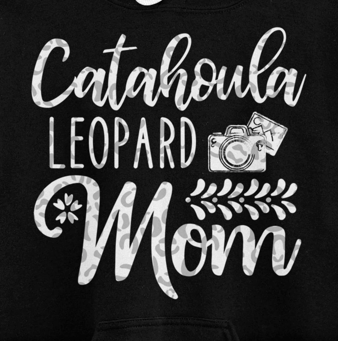 Catahoula Leopard Dog Mom Cute Paw Pet Owner Dog Lovers Pullover Hoodie