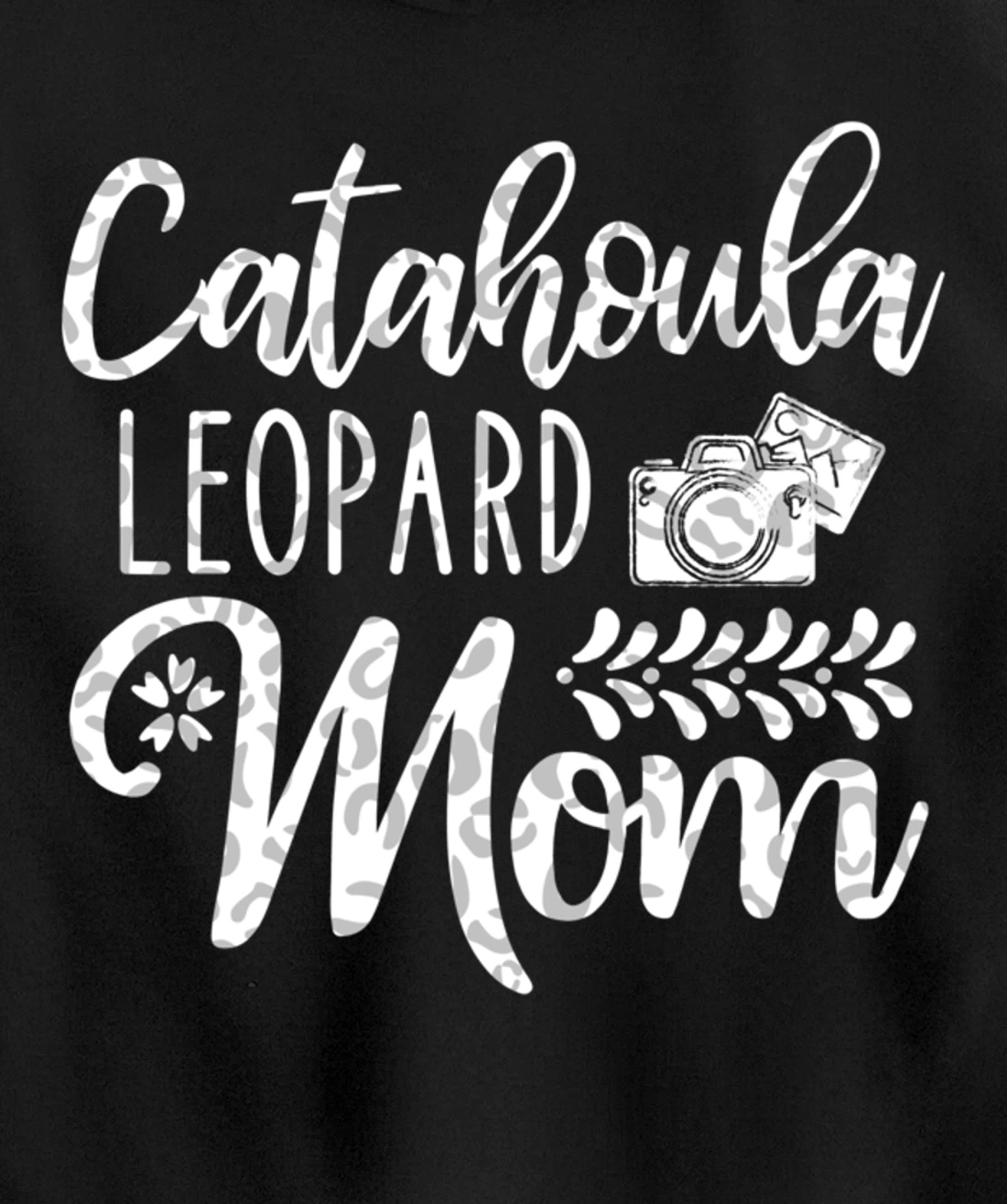 Catahoula Leopard Dog Mom Cute Paw Pet Owner Dog Lovers Pullover Hoodie