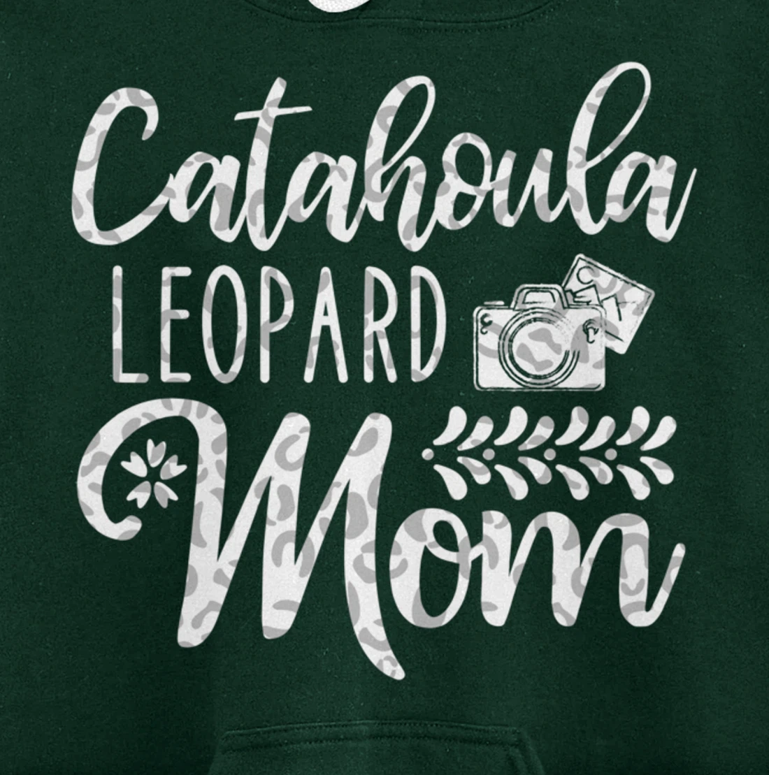 Catahoula Leopard Dog Mom Cute Paw Pet Owner Dog Lovers Pullover Hoodie