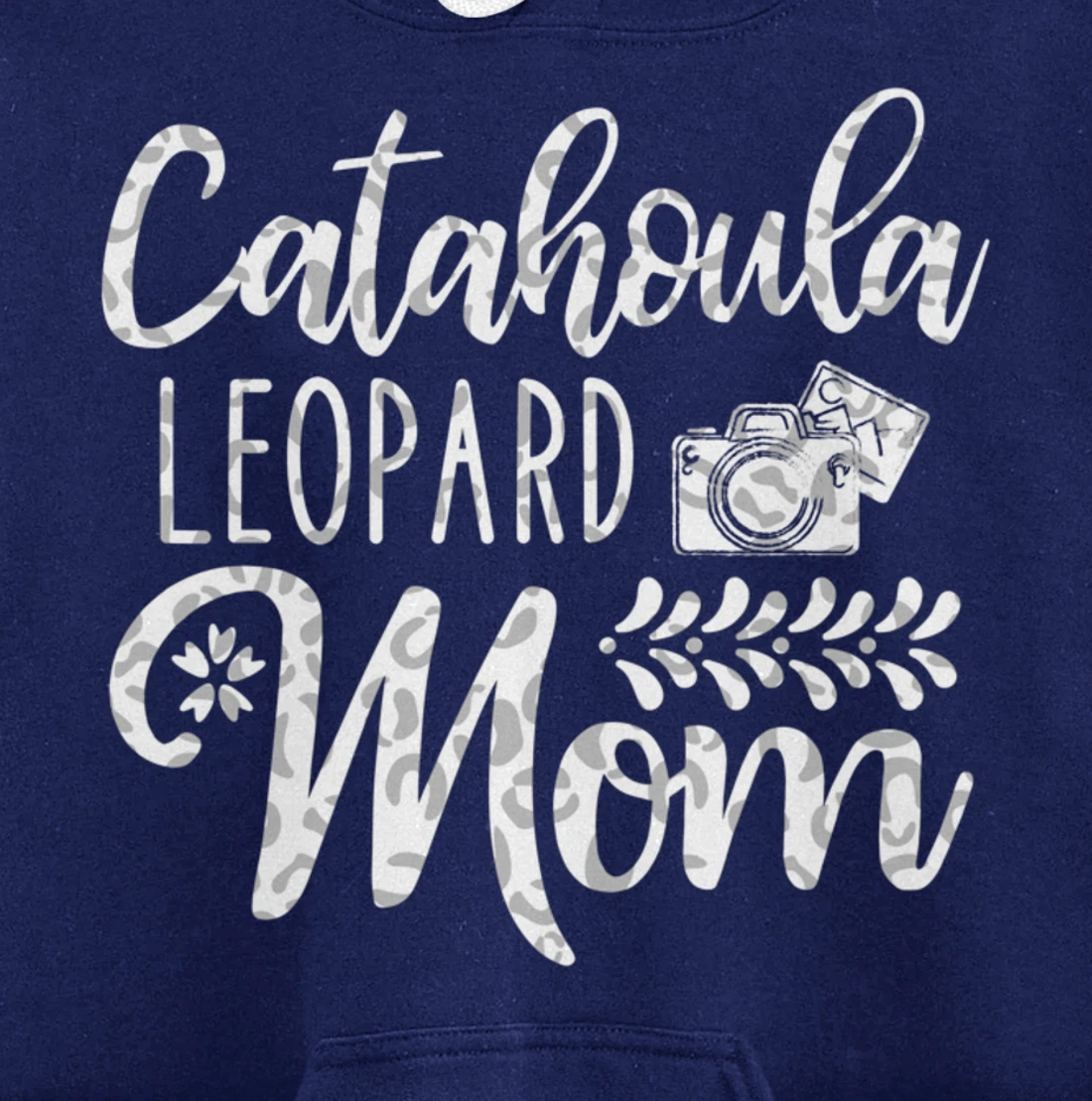 Catahoula Leopard Dog Mom Cute Paw Pet Owner Dog Lovers Pullover Hoodie