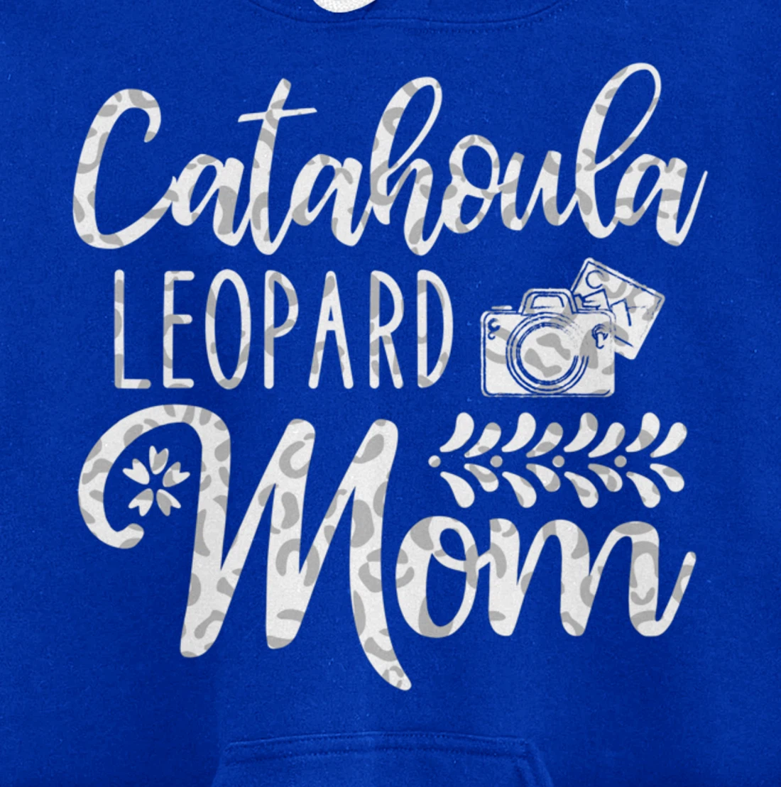 Catahoula Leopard Dog Mom Cute Paw Pet Owner Dog Lovers Pullover Hoodie
