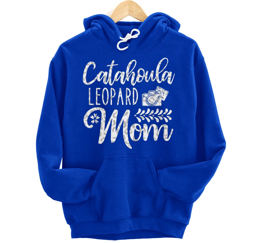 Catahoula Leopard Dog Mom Cute Paw Pet Owner Dog Lovers Pullover Hoodie